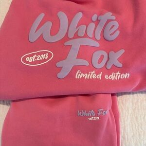 White fox boutique set pink Darcy Mcqueeny Limited Edition